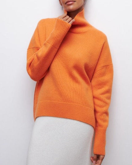 Sweter bawełniany z kołnierzykiem polo