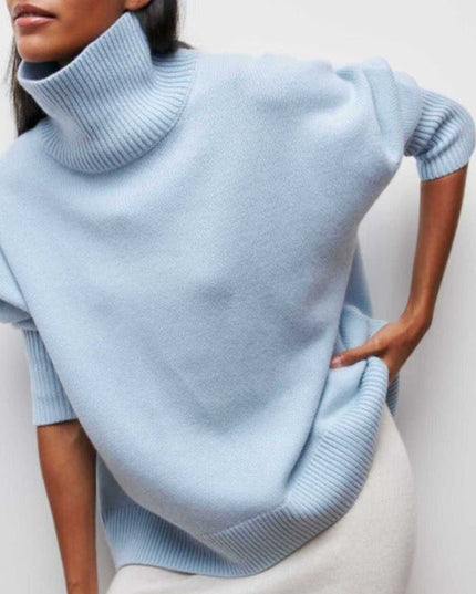 Sweter bawełniany z kołnierzykiem polo