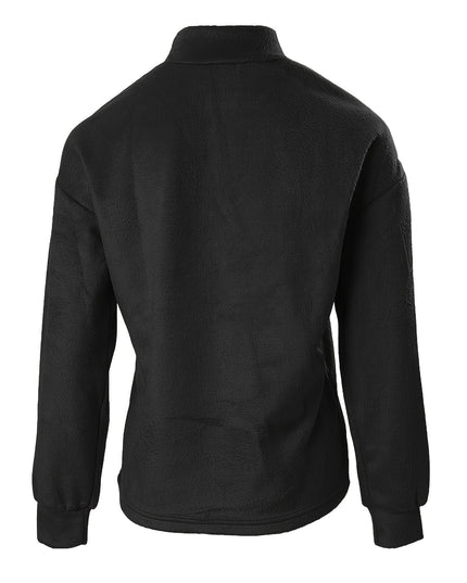 Sweter z golfem i koralikami