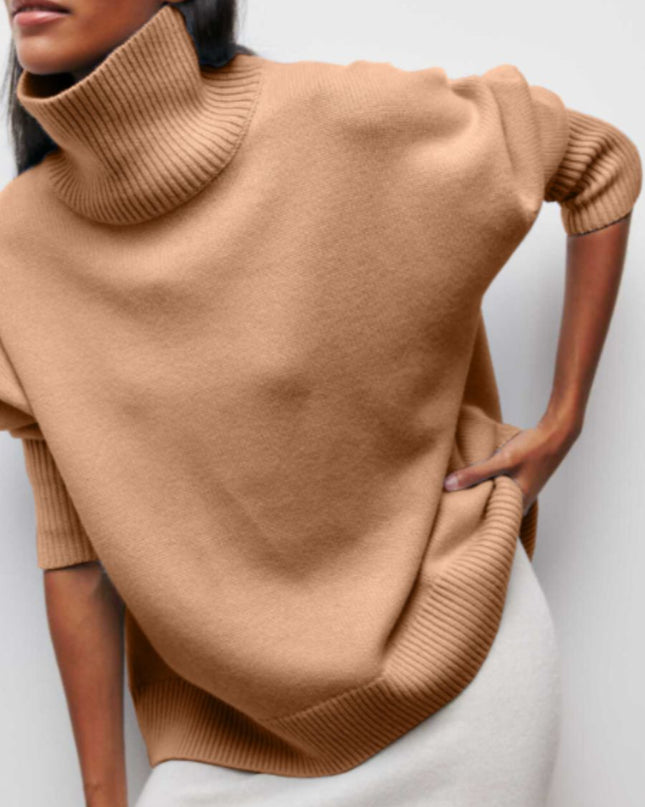 Sweter bawełniany z kołnierzykiem polo