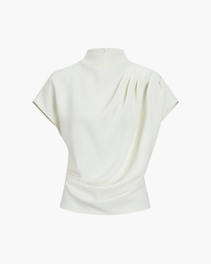 Minimalistyczny top z krótkim rękawem