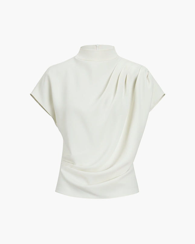 Minimalistyczny top z krótkim rękawem