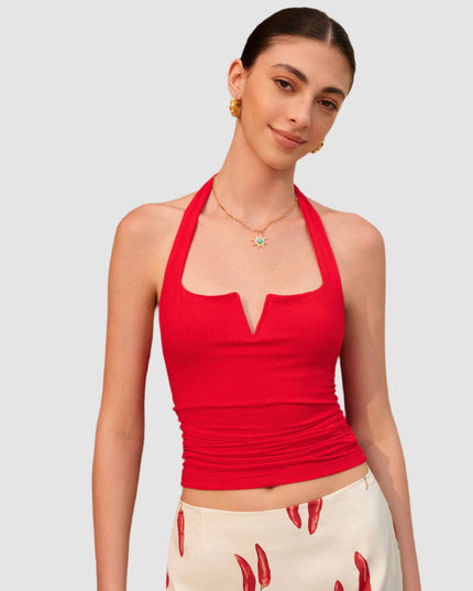 Top typu halter bez pleców