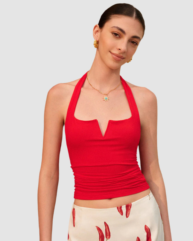 Top typu halter bez pleców