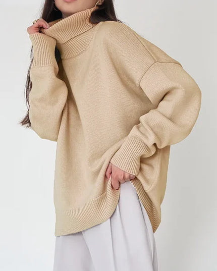 Sweter dzianinowy z kołnierzykiem polo