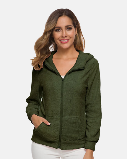 Bluza z kapturem z polaru