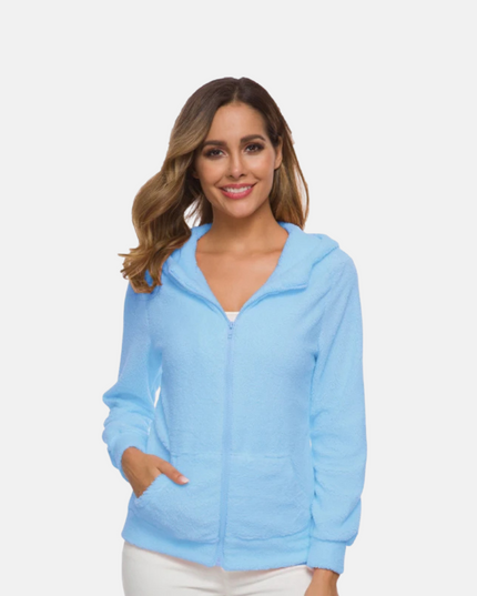 Bluza z kapturem z polaru