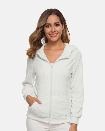 Bluza z kapturem z polaru