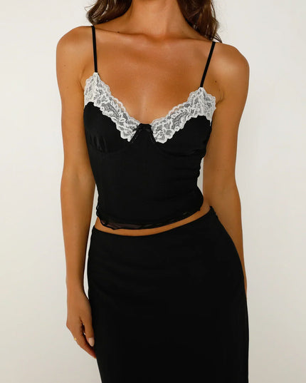 Top koronkowy vintage