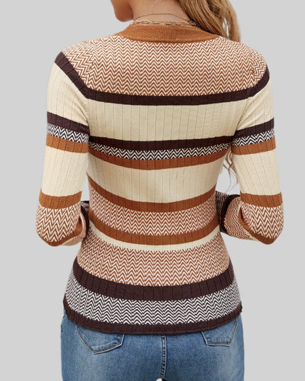 Sweter w paski